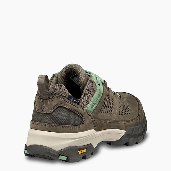 VASQUE | WOMEN'S TALUS AT LOW ULTRADRY WATERPROOF HIKING SHOE IN BROWN/GREEN