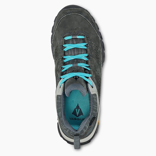 VASQUE | WOMEN'S TALUS AT LOW ULTRADRY WATERPROOF HIKING SHOE IN GRAY/TEAL