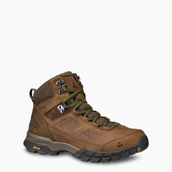 VASQUE | MEN'S TALUS AT ULTRADRY WATERPROOF HIKING BOOT IN BROWN/GREEN